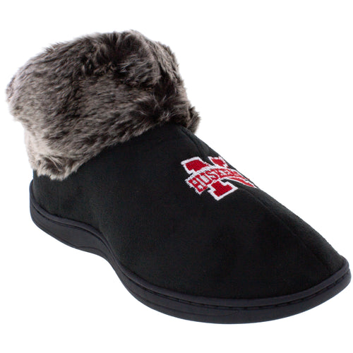 Nebraska Cornhuskers Faux Sheepskin Furry Top Indoor/Outdoor Slippers