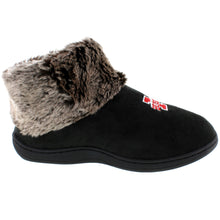 Load image into Gallery viewer, Nebraska Cornhuskers Faux Sheepskin Furry Top Indoor/Outdoor Slippers