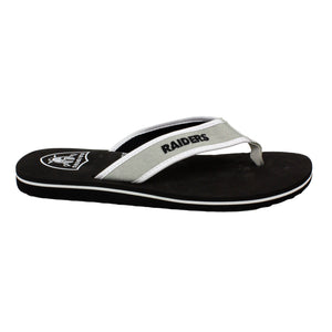 Las Vegas Raiders Contour Flip Flops