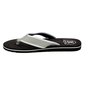 Las Vegas Raiders Contour Flip Flops