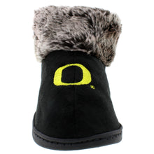 Load image into Gallery viewer, Oregon Ducks Faux Sheepskin Furry Top Indoor/Outdoor Slippers