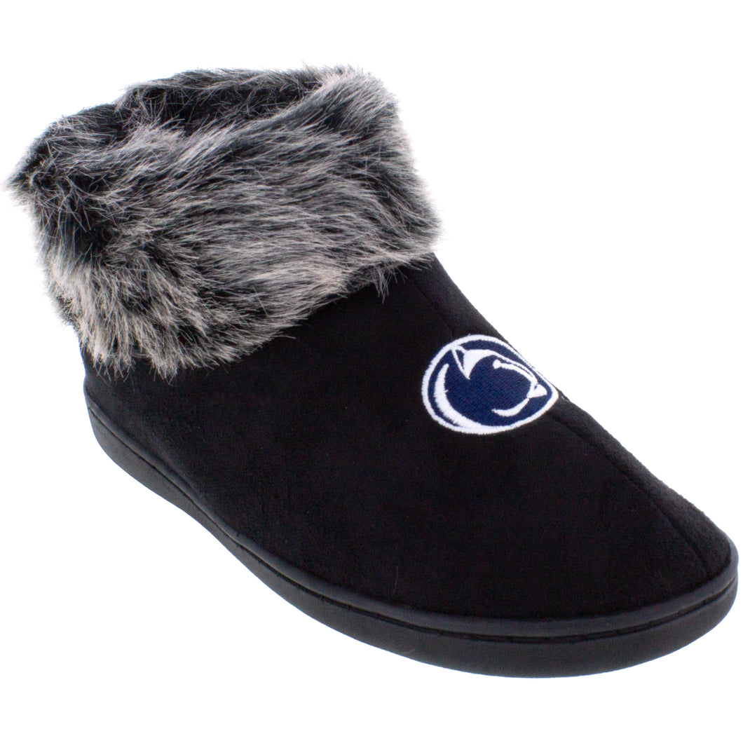 Penn State Nittany Lions Faux Sheepskin Furry Top Indoor/Outdoor Slippers
