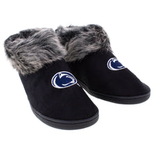 Load image into Gallery viewer, Penn State Nittany Lions Faux Sheepskin Furry Top Indoor/Outdoor Slippers