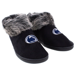 Penn State Nittany Lions Faux Sheepskin Furry Top Indoor/Outdoor Slippers