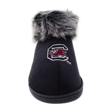 Load image into Gallery viewer, South Carolina Gamecocks Faux Sheepskin Furry Top Indoor/Outdoor Slippers
