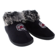Load image into Gallery viewer, South Carolina Gamecocks Faux Sheepskin Furry Top Indoor/Outdoor Slippers