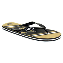Load image into Gallery viewer, New Orleans Saints Big Logo Flip Flops