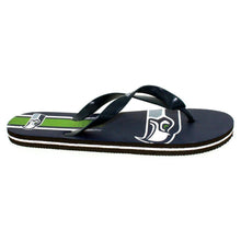Load image into Gallery viewer, Los Angeles Chargers Contour Flip Flops