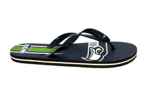 Seattle Seahawks Big Logo Flip Flops