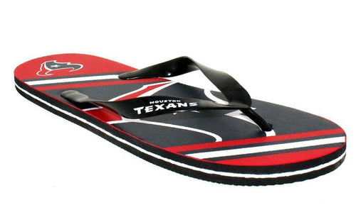 Houston Texans Big Logo Flip Flops