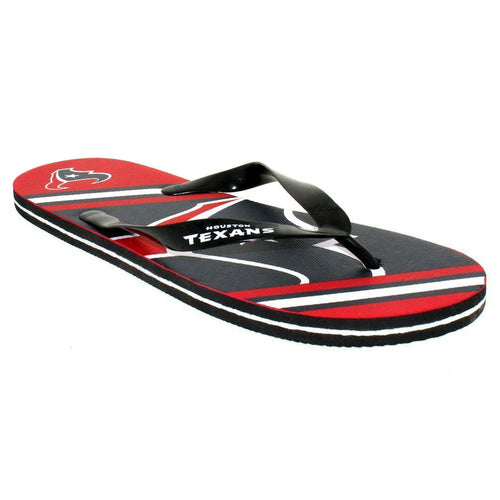 Houston Texans Big Logo Flip Flops