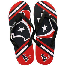 Load image into Gallery viewer, Houston Texans Big Logo Flip Flops