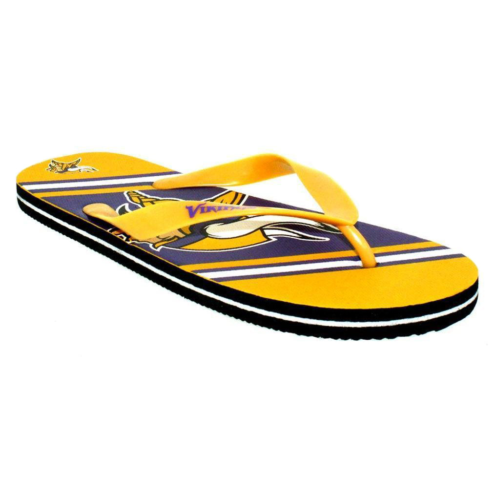 Minnesota Vikings Big Logo Flip Flop