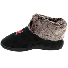 Load image into Gallery viewer, Wisconsin Badgers Faux Sheepskin Furry Top Indoor/Outdoor Slippers