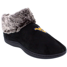Load image into Gallery viewer, West Virginia Mountaineers Faux Sheepskin Furry Indoor/Outdoor Slippers
