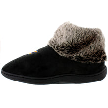 Load image into Gallery viewer, West Virginia Mountaineers Faux Sheepskin Furry Indoor/Outdoor Slippers