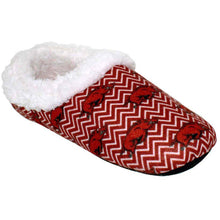 Load image into Gallery viewer, Arkansas Razorbacks Chevron Slippers