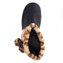 Load image into Gallery viewer, Leopard and Black Micro Boot