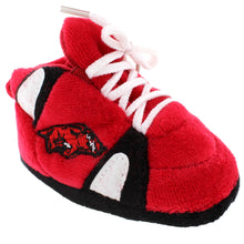 Load image into Gallery viewer, Arkansas Razorbacks Baby Slippers