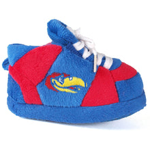 Load image into Gallery viewer, Kansas Jayhawks Baby Slippers