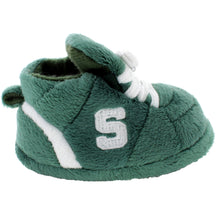 Load image into Gallery viewer, Michigan State Spartans Baby Slippers