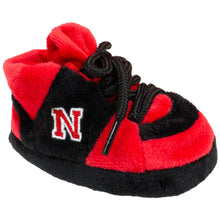 Load image into Gallery viewer, Nebraska Cornhuskers Baby Slippers