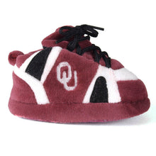 Load image into Gallery viewer, Oklahoma Sooners Baby Slippers