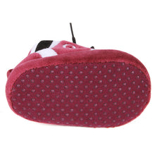 Load image into Gallery viewer, Oklahoma Sooners Baby Slippers