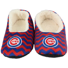 Load image into Gallery viewer, Chicago Cubs ComfyFeet Chevron Slip On Slipper