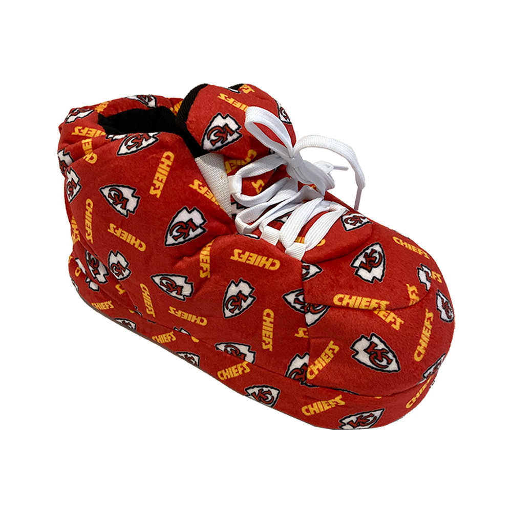 Kansas City Chiefs ComfyFeet All Over Print Sneaker Slippers