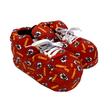 Load image into Gallery viewer, Kansas City Chiefs ComfyFeet All Over Print Sneaker Slippers