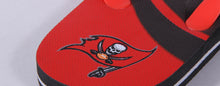 Load image into Gallery viewer, Tampa Bay Buccaneers Big Logo Flip Flops