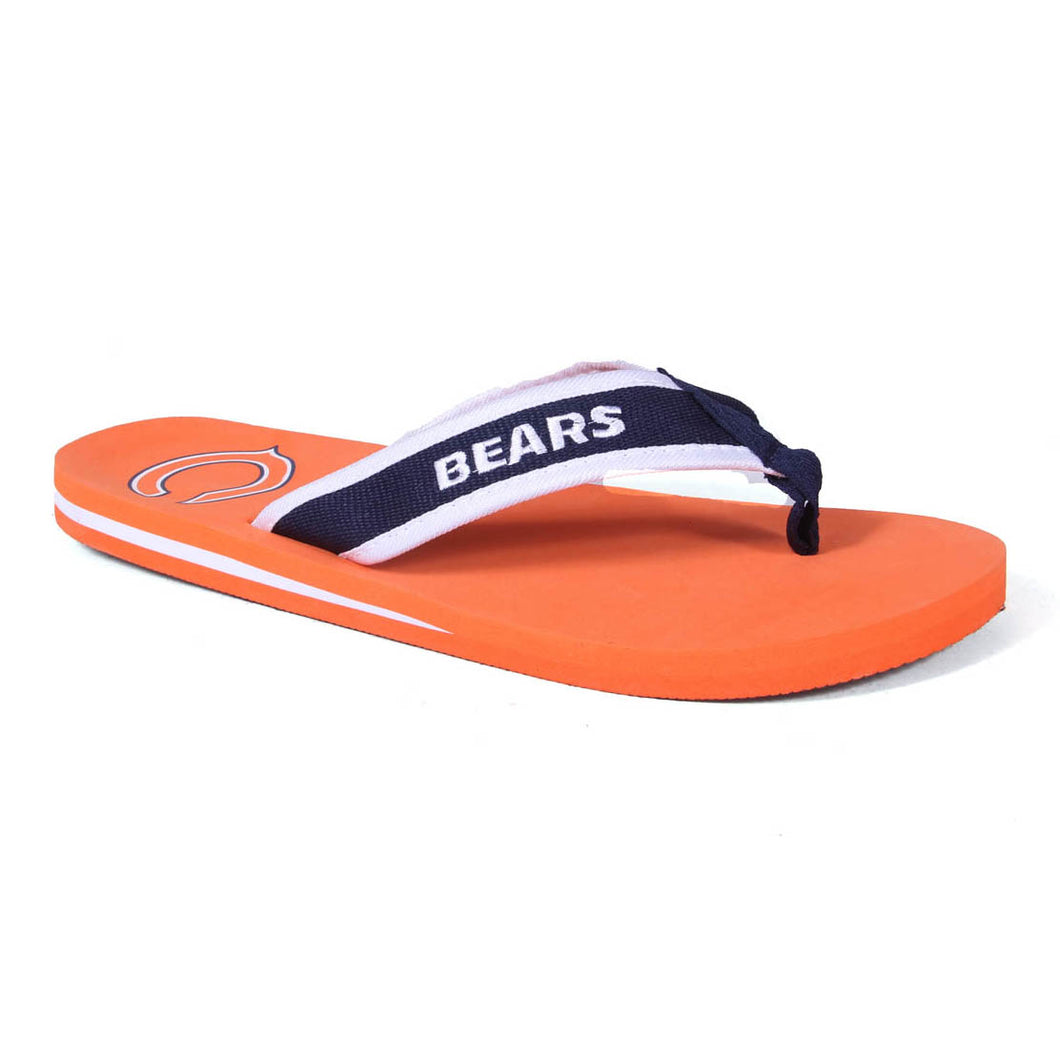 Chicago Bears Contour Flip Flop