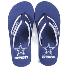 Load image into Gallery viewer, Dallas Cowboys Contour Sandals