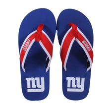 Load image into Gallery viewer, New York Giants Contour Flip Flops