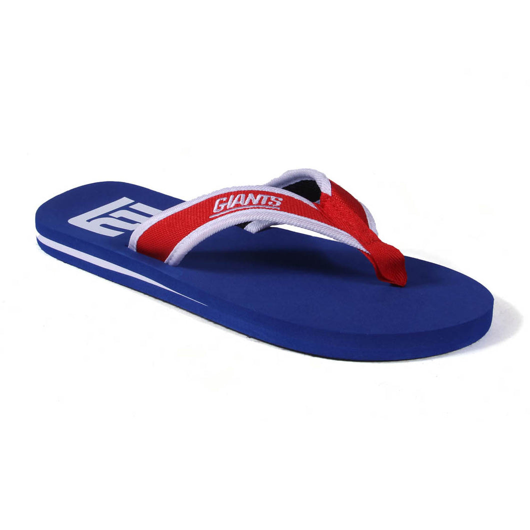 New York Giants Contour Flip Flops