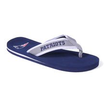 Load image into Gallery viewer, New England Patriots Contour Flip Flops