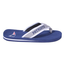 Load image into Gallery viewer, New England Patriots Contour Flip Flops