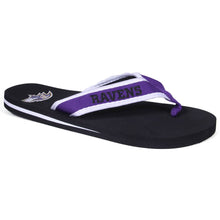 Load image into Gallery viewer, Baltimore Ravens Contour Flip Flop