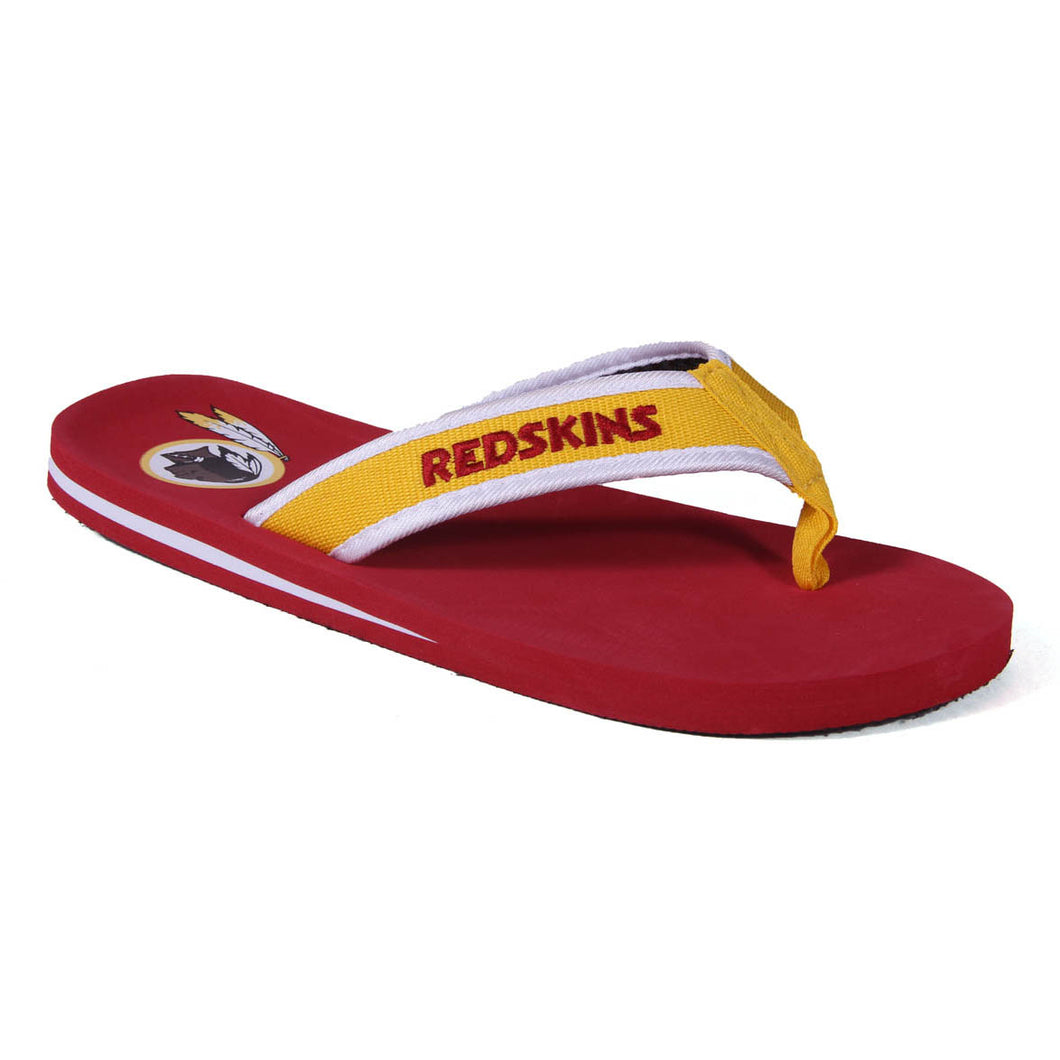 Washington Redskins Contour Flip Flops