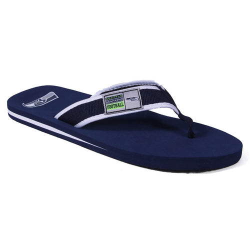 Seattle Seahawks Contour Flip Flops