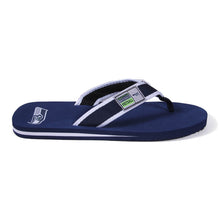Load image into Gallery viewer, Seattle Seahawks Contour Flip Flops