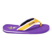 Load image into Gallery viewer, Minnesota Vikings Contour Flip Flop