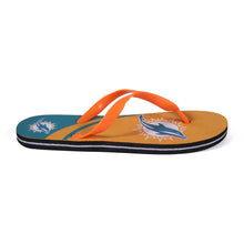 Load image into Gallery viewer, Miami Dolphins Big Logo Flip Flops