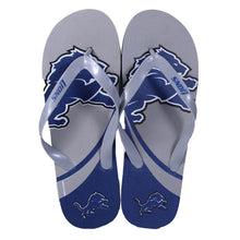 Load image into Gallery viewer, Detroit Lions Big Logo Flip Flops