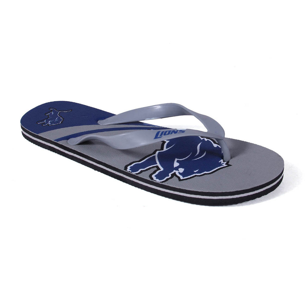 Detroit Lions Big Logo Flip Flops