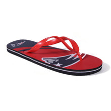 Load image into Gallery viewer, New England Patriots Big Logo Flip Flops