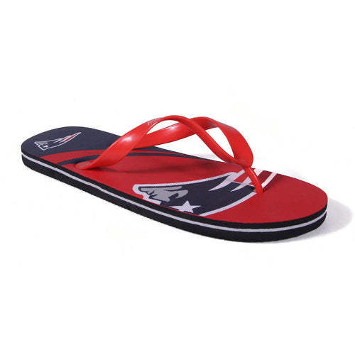 New England Patriots Big Logo Flip Flops