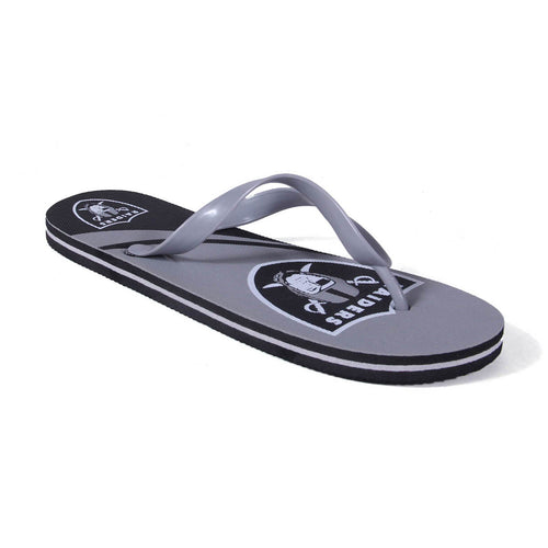 Las Vegas Raiders Big Logo Flip Flops
