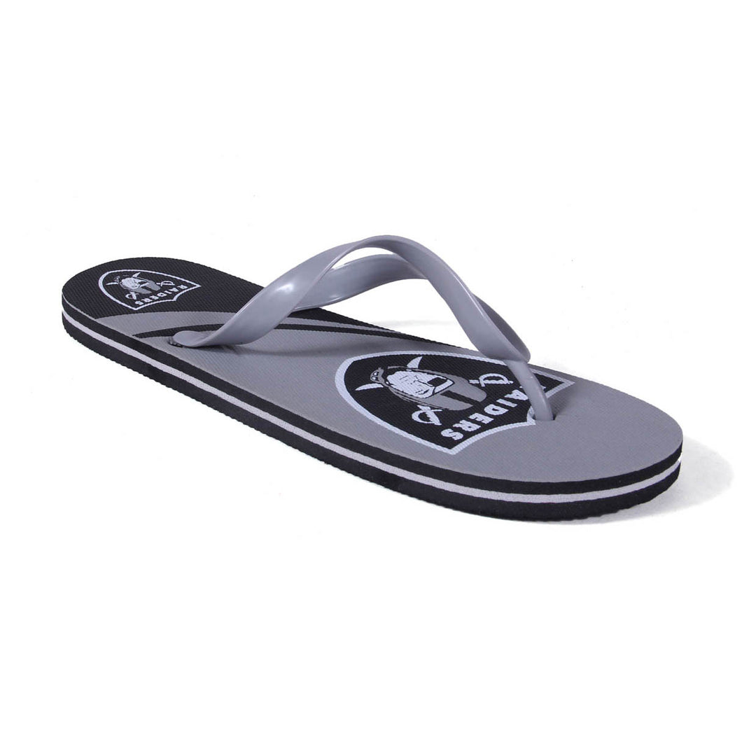 Las Vegas Raiders Big Logo Flip Flops